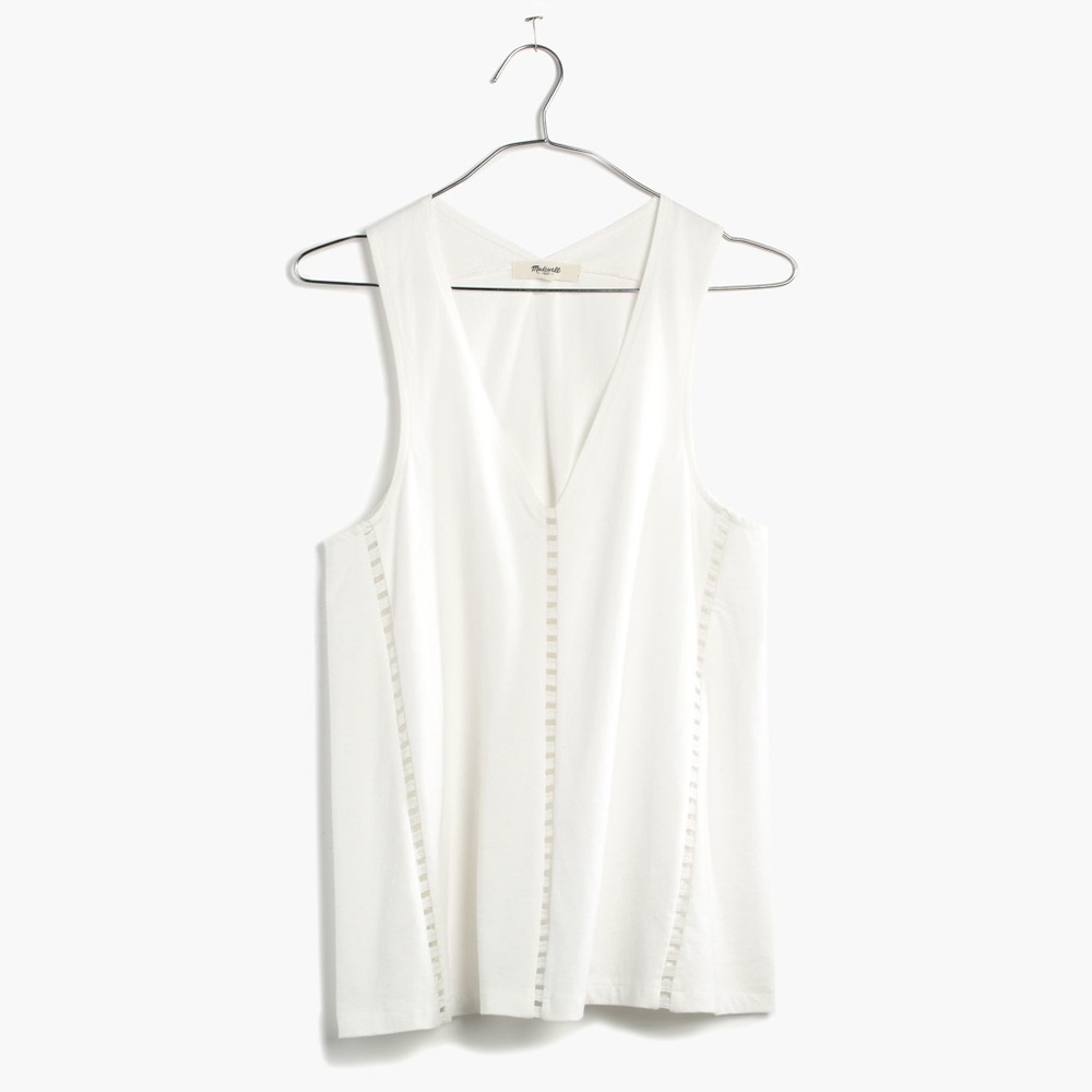 MADEWELL | Eyelet-Inset Tank